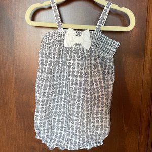 Janie & Jack Pineapple Bubble Romper 12-18mo